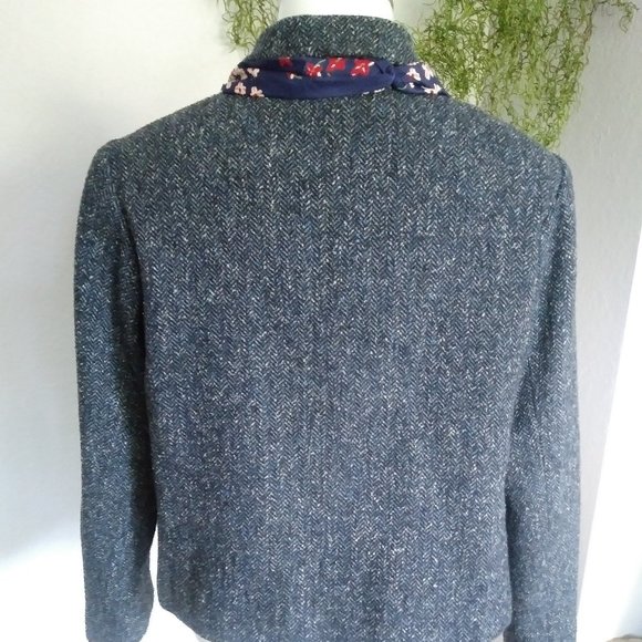 TALBOTS Wool Blazer with Scarf - Picture 6 of 14